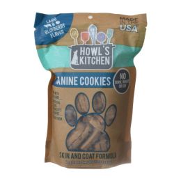 Howls Kitchen Canine Cookies Skin and Coat Formula Lamb and Blueberry (size: 240 oz (24 x 10 oz))