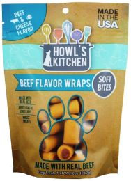 Howls Kitchen Beef Flavor Wraps Beef and Cheese (size: 180 oz (15 x 12 oz))
