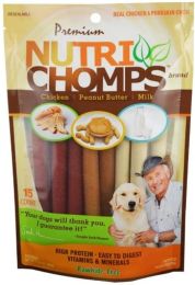 Pork Chomps Premium Nutri Chomps Assorted Flavor Twist MIni (size: 90 count (6 x 15 ct))