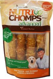 Nutri Chomps Advanced Twists Dog Treat Peanut Butter Flavor (size: 24 count (6 x 4 ct))