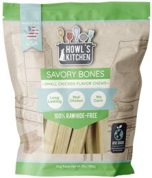 Howls Kitchen Savory Bones Chicken Flavored Chews Small (size: 52 oz (4 x 13 oz))