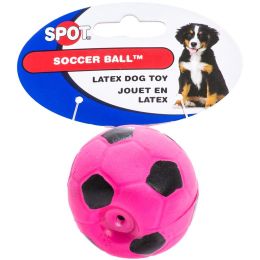 Spot Soccer Ball Latex Dog Toy (size: 3 count)