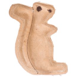 Spot Dura Fused Leather Squirrel Dog Toy (size: 15 count)