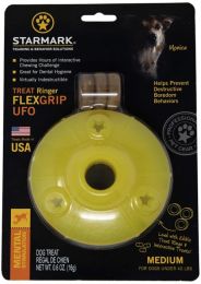 Starmark Flexgrip Ringer UFO Treat Toy Medium (size: 5 count)