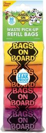 Bags on Board Colored Waste Pick Up Bags (size: 360 count (6 x 60 ct))