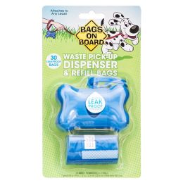 Bags on Board Blue Bone Dispenser (size: 180 count (6 x 30 ct))