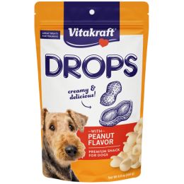 Vitakraft Drops with Peanut Dog Training Treats (size: 158.4 oz (18 x 8.8 oz))