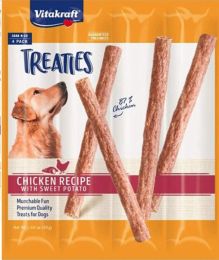 VitaKraft Treaties Smoked Chicken with Sweet Potato Grab-n-Go Dog Treats (size: 28 count (7 x 4 ct))